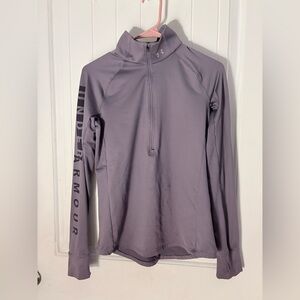 Under Armour Lavender Quarter-Zip Pullover